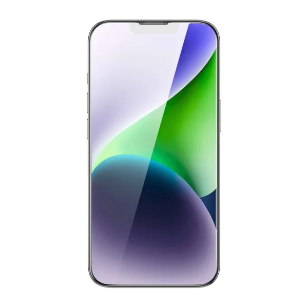Baseus Full Screen Tempered Glass for iPhone 14 Plus / 13 Pro Max with Speaker Cover 0.4mm + Mounting Kiteng
