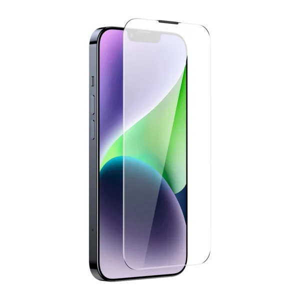 Baseus Full Screen Tempered Glass for iPhone 14 Plus / 13 Pro Max with Speaker Cover 0.4mm + Mounting Kiteng