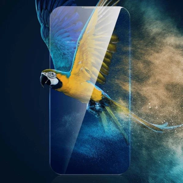 Baseus Full Screen Tempered Glass for iPhone 14 Plus / 13 Pro Max with Speaker Cover 0.4mm + Mounting Kiteng