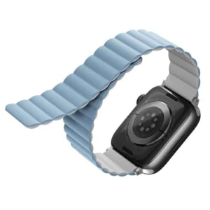 Uniq Revix strap for Apple Watch 1/2/3/4/5/6/7/8/SE/SE2/Ultra 42/44/45/49mm - white and blueeng