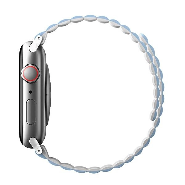 Uniq Revix strap for Apple Watch 1/2/3/4/5/6/7/8/SE/SE2/Ultra 42/44/45/49mm - white and blueeng