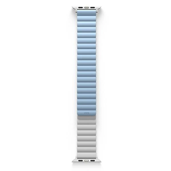 Uniq Revix strap for Apple Watch 1/2/3/4/5/6/7/8/SE/SE2/Ultra 42/44/45/49mm - white and blueeng