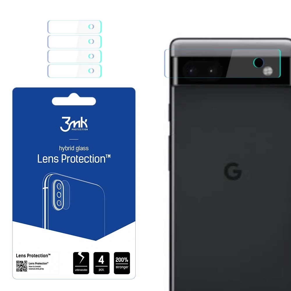 3mk Lens Protection™ hybrid camera glass for Google Pixel 6aeng