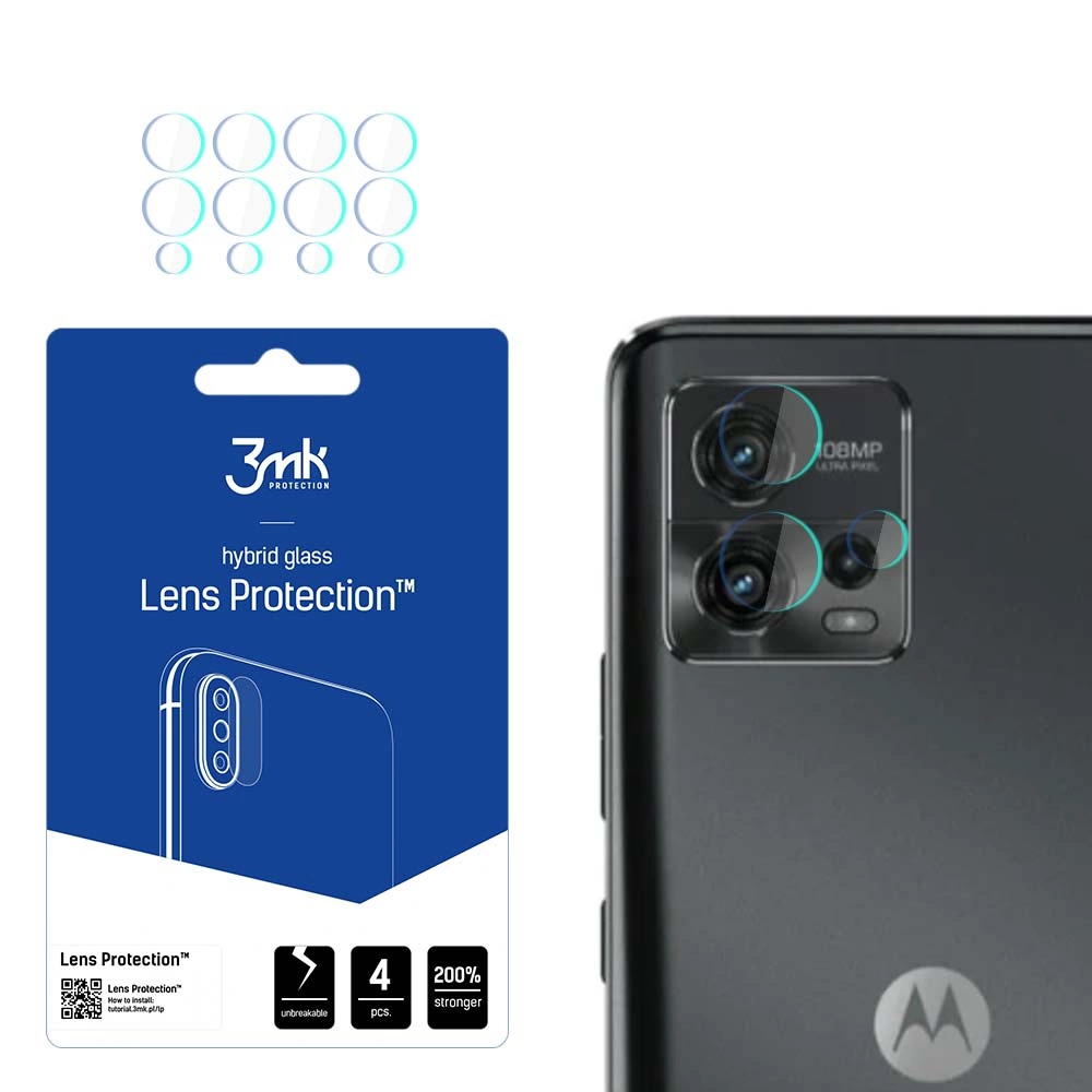 3mk Lens Protection™ hybrid camera glass for Motorola Moto G72eng