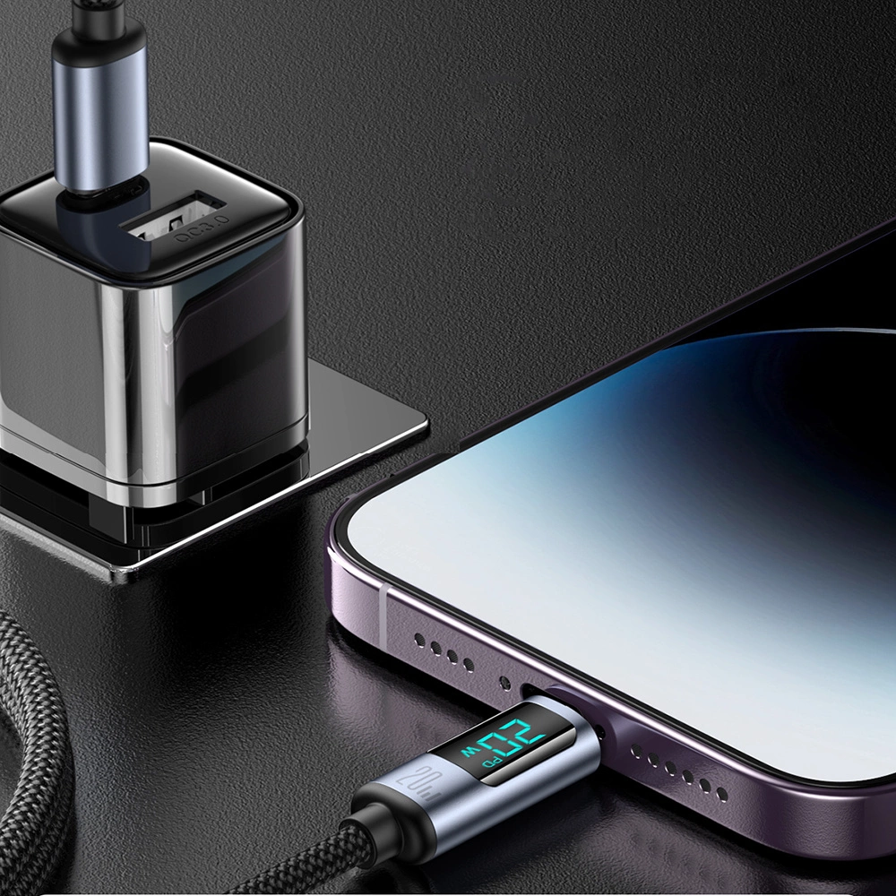 Joyroom Prism Series A16 Lightning / USB-C PD 20W 1.2m cable - blackeng