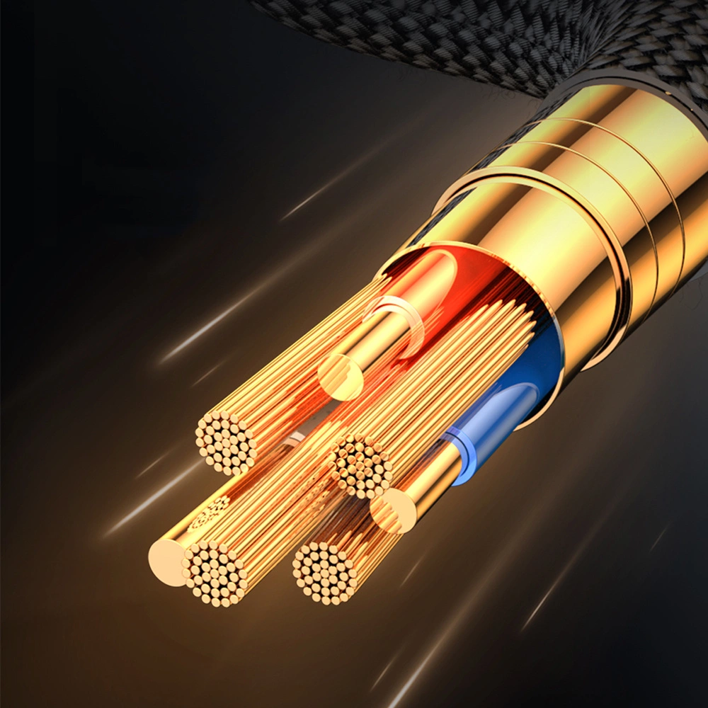 Joyroom Prism Series A16 USB-C / USB-A Cable 66W 1.2m with LED Display - Blackeng