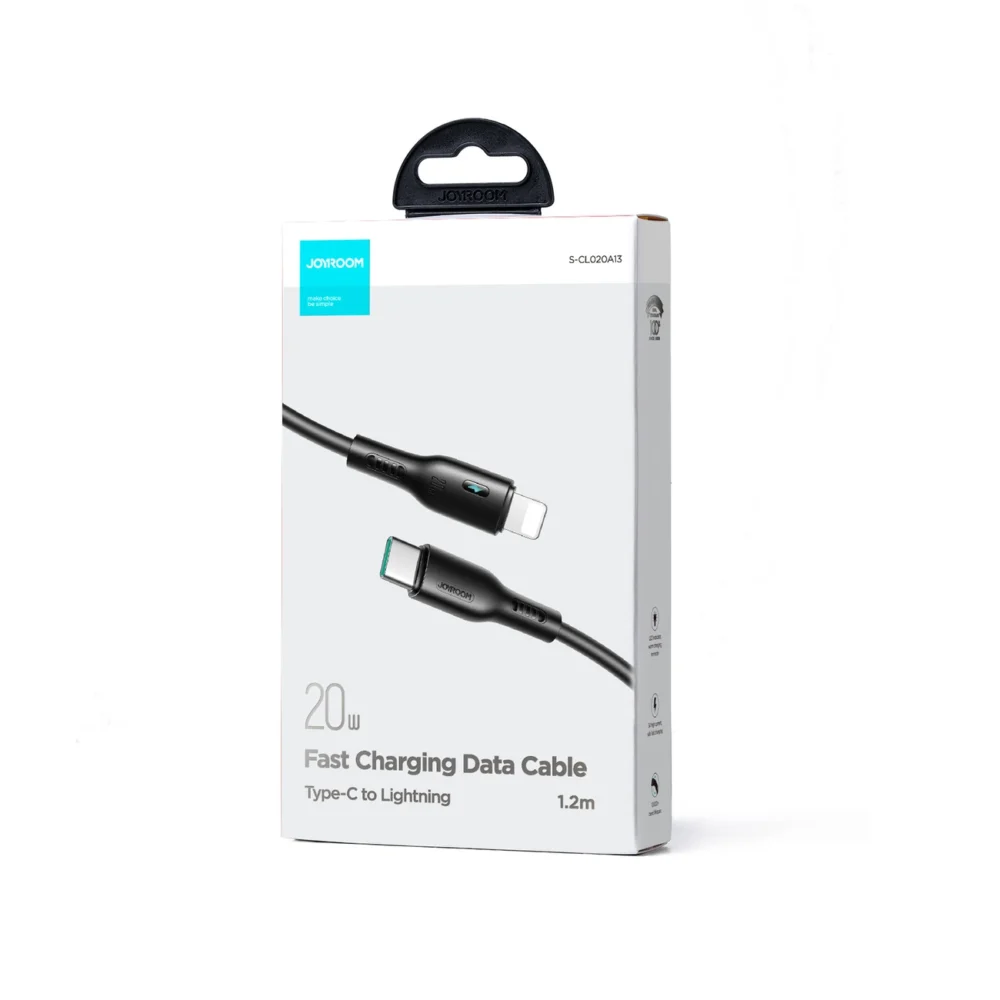 Joyroom Premium Series A13 Lightning / USB-C cable 20W 1.2m - blackeng