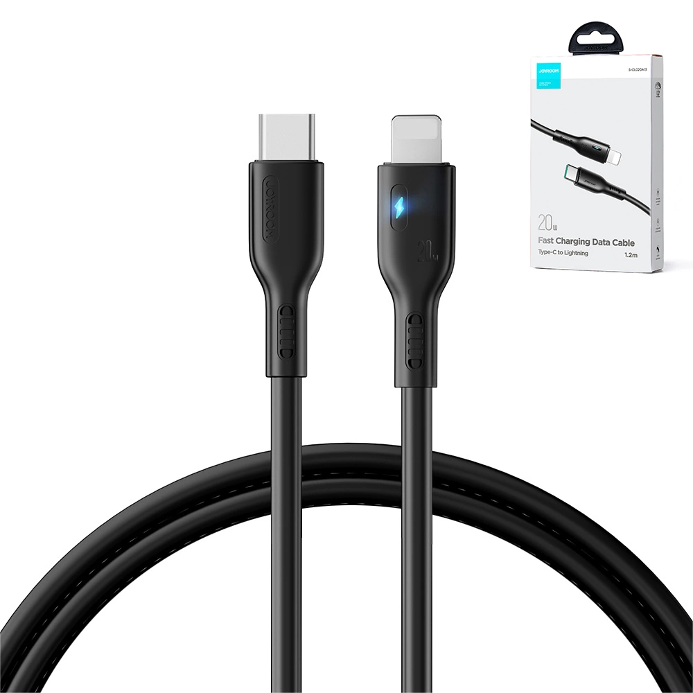 Joyroom Premium Series A13 Lightning / USB-C cable 20W 1.2m - blackeng