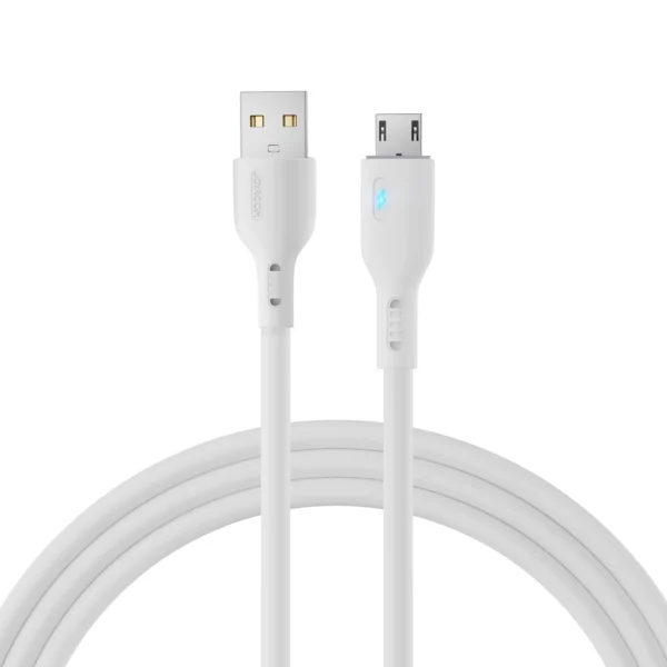 Joyroom Premium Series A13 USB-A / micro USB 2.4A 2m Cable - Whiteeng