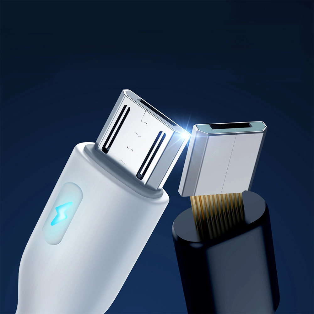 Joyroom Premium Series A13 USB-A / micro USB 2.4A 2m Cable - Whiteeng