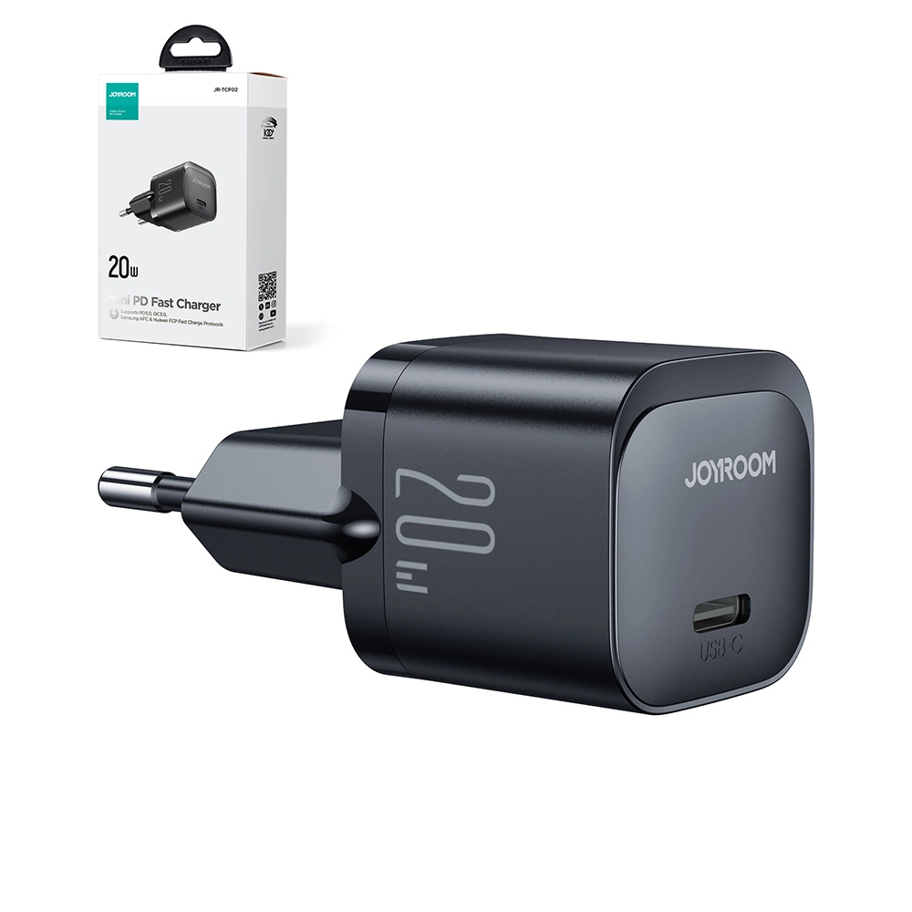 Mini charger USB C 20W PD Joyroom JR-TCF02 - blackeng