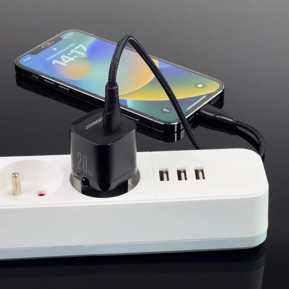 Mini charger USB C 20W PD Joyroom JR-TCF02 - blackeng