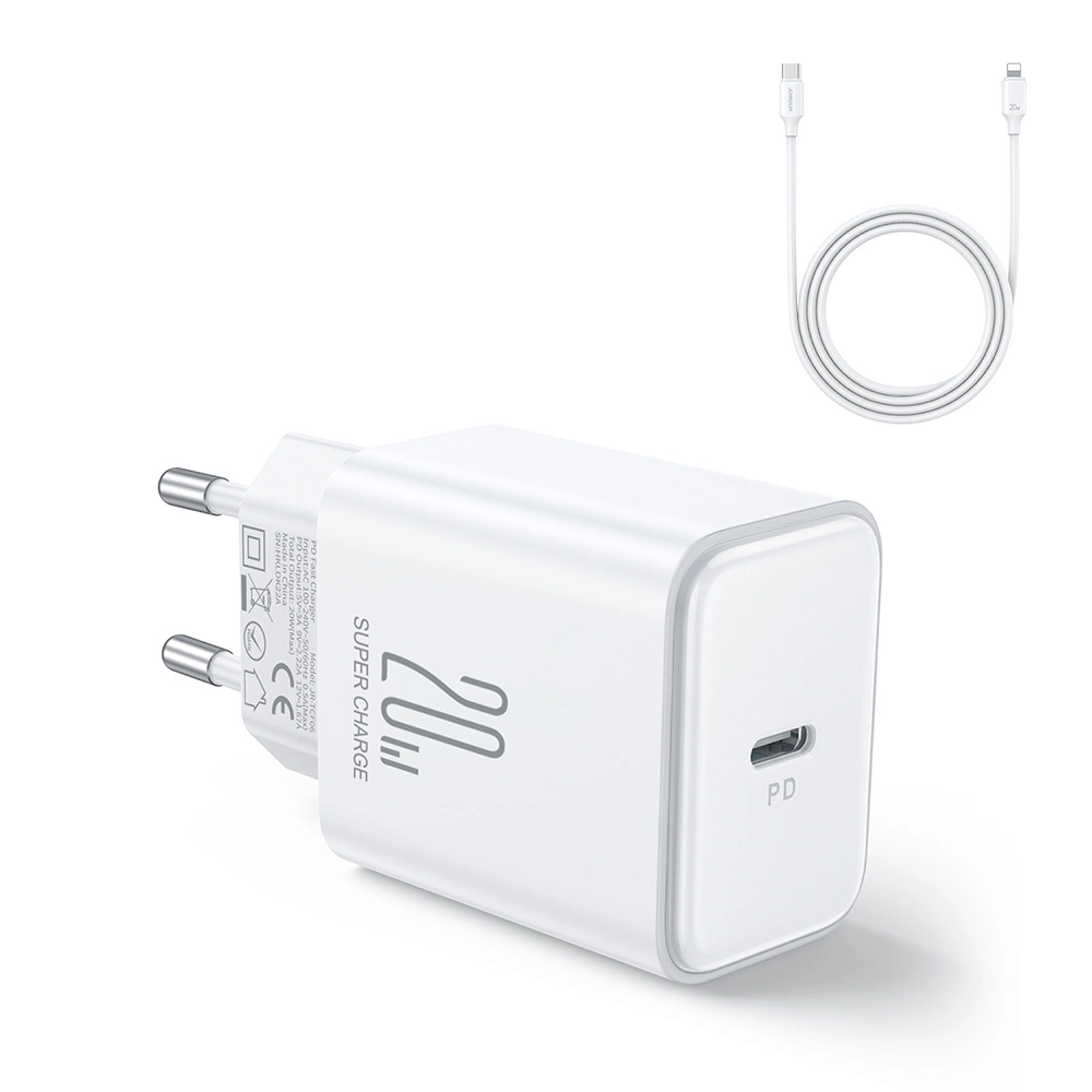 20W USB C PD Charger with USB C Cable - Lightning Joyroom JR-TCF06eng