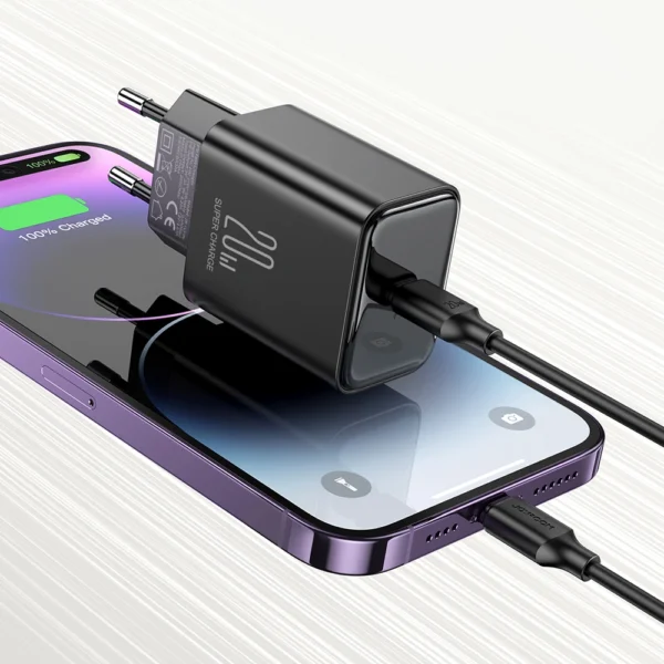 USB C 20W PD Joyroom JR-TCF06 charger - blackeng
