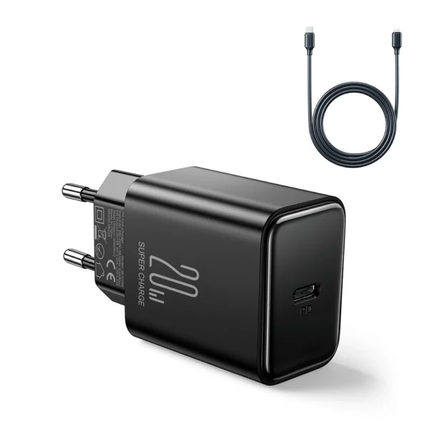 USB C 20W PD Joyroom JR-TCF06 charger - blackeng