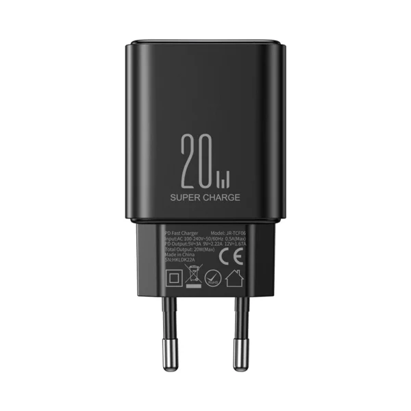 USB C 20W PD Joyroom JR-TCF06 charger - blackeng