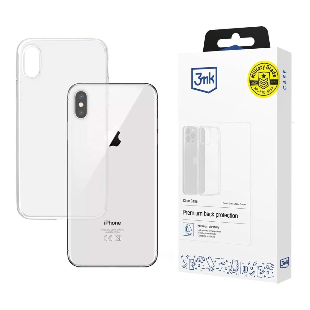 3mk Clear Case for iPhone Xs Max - transparenteng