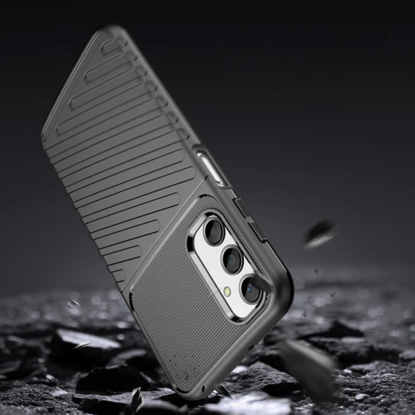 Thunder Case case for Samsung Galaxy A24 4G silicone armor case blackeng