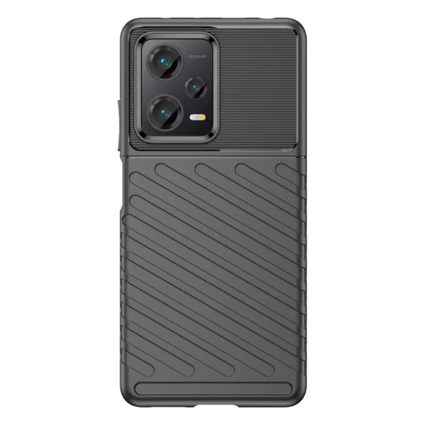 Thunder Case case for Xiaomi Redmi Note 12 Pro+ silicone armor case blackeng