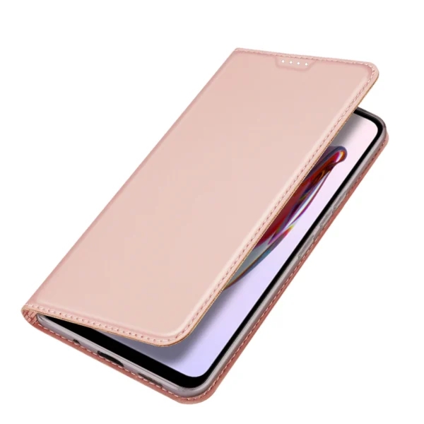 Dux Ducis Skin Pro Case For Xiaomi Redmi 11A / Poco C55 / Redmi 12C Cover Flip Card Wallet Stand Pinkeng