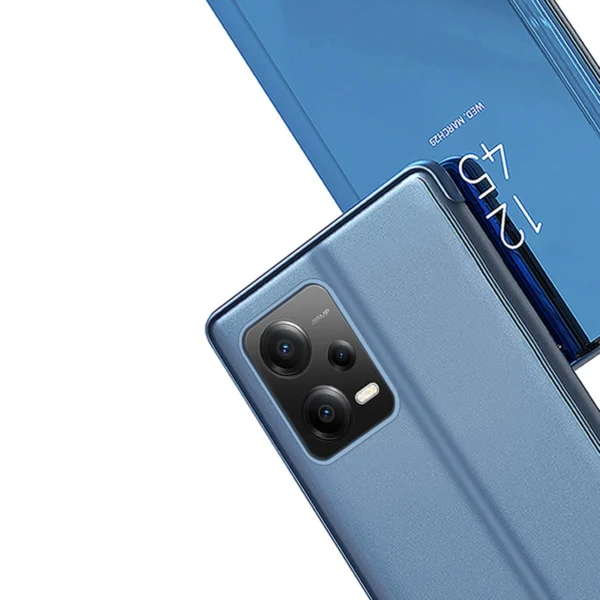 Clear View Case cover for Xiaomi Redmi Note 12 Pro+ with a flip cover blackeng