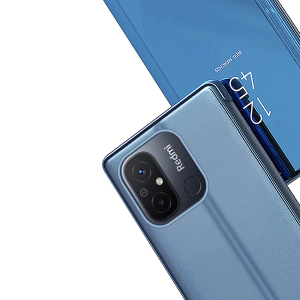 Clear View Case cover for Xiaomi Redmi 11A / Poco C55 / Redmi 12C flip case blackeng