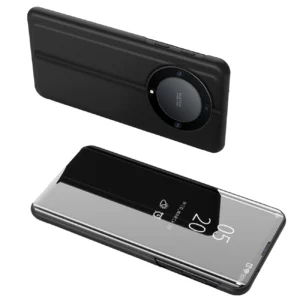 Clear View Case case for Honor Magic5 Lite / X40 / X9a flip cover blackeng