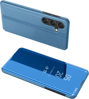 Clear View Case cover for Samsung Galaxy A24 4G flip cover blueeng
