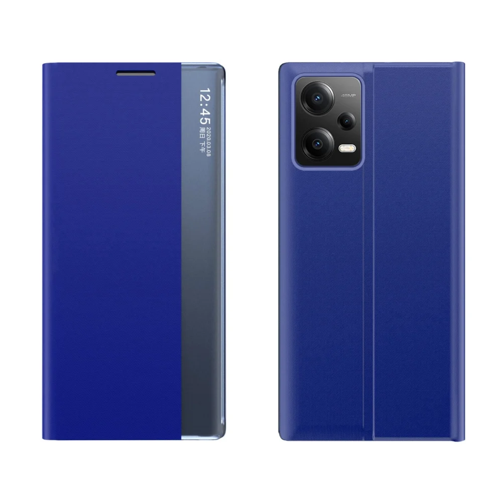 New Sleep Case for Xiaomi Redmi Note 12 Pro+ cover with flip stand blueeng