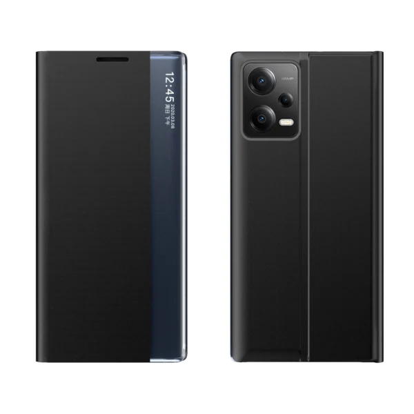 New Sleep Case case for Xiaomi Redmi Note 12 Pro+ cover with flip stand blackeng