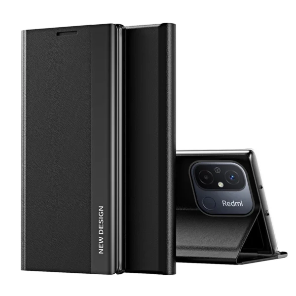 Sleep Case Pro case for Xiaomi Redmi Note 12 Pro+ with flip stand blackeng