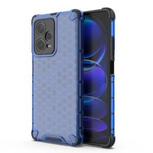 Honeycomb case for Xiaomi Redmi Note 12 Pro+ armored hybrid cover blueeng