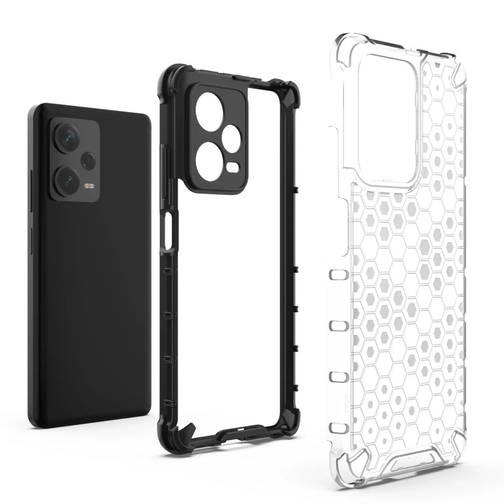 Honeycomb case for Xiaomi Redmi Note 12 Pro+ armored hybrid cover blueeng