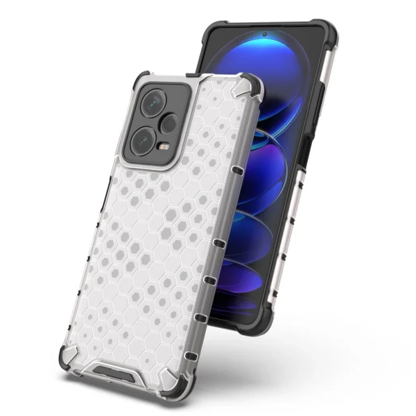 Honeycomb case for Xiaomi Redmi Note 12 Pro+ armored hybrid cover blueeng