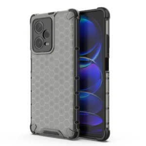 Honeycomb case for Xiaomi Redmi Note 12 Pro+ armored hybrid cover blackeng