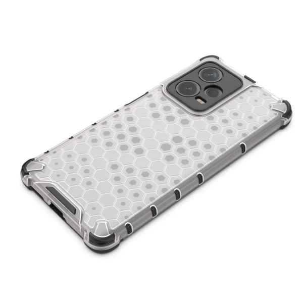 Honeycomb case for Xiaomi Redmi Note 12 Pro+ armored hybrid cover blackeng