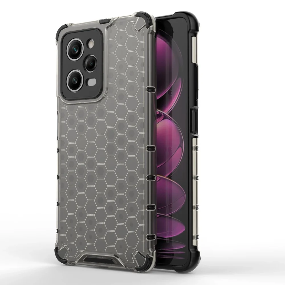 Honeycomb case for Xiaomi Redmi Note 12 Pro / Poco X5 Pro 5G armored hybrid cover blackeng