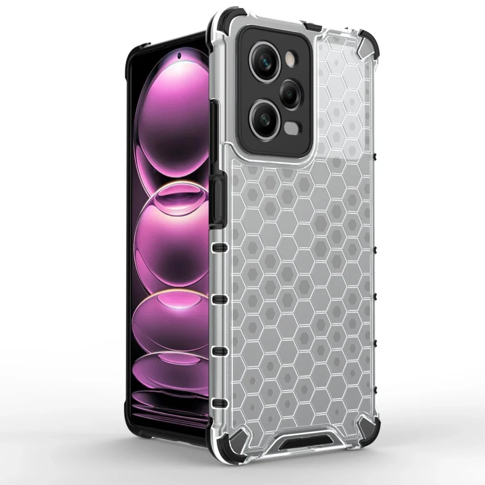 Honeycomb case for Xiaomi Redmi Note 12 Pro / Poco X5 Pro 5G armored hybrid cover blackeng
