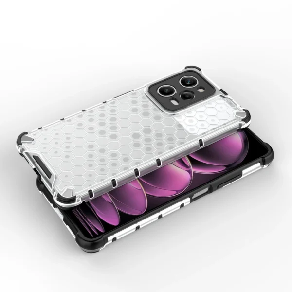 Honeycomb case for Xiaomi Redmi Note 12 Pro / Poco X5 Pro 5G armored hybrid cover blackeng