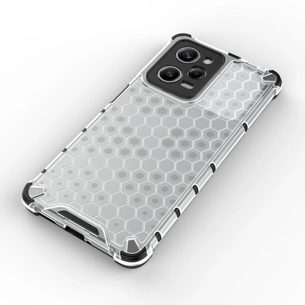 Honeycomb case for Xiaomi Redmi Note 12 Pro / Poco X5 Pro 5G armored hybrid cover blackeng