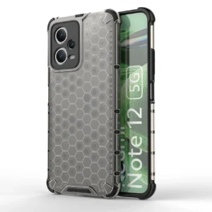 Honeycomb case for Xiaomi Redmi Note 12 5G / Poco X5 5G armored hybrid cover blackeng