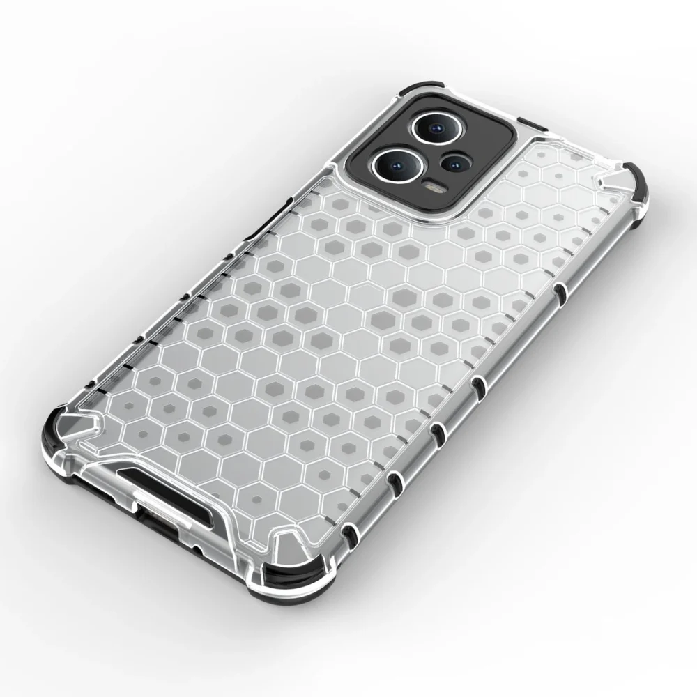 Honeycomb case for Xiaomi Redmi Note 12 5G / Poco X5 5G armored hybrid cover blackeng