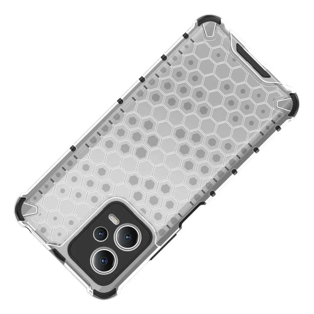 Honeycomb case for Xiaomi Redmi Note 12 5G / Poco X5 5G armored hybrid cover blackeng