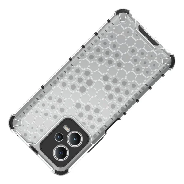 Honeycomb case for Xiaomi Redmi Note 12 5G / Poco X5 5G armored hybrid cover blackeng