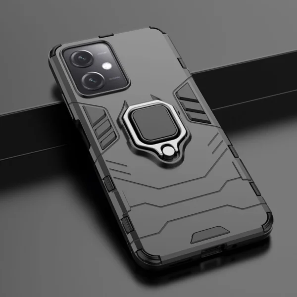 Ring Armor Case for Xiaomi Redmi Note 12 5G / Poco X5 5G Armor Cover Magnetic Holder Ring Blackeng