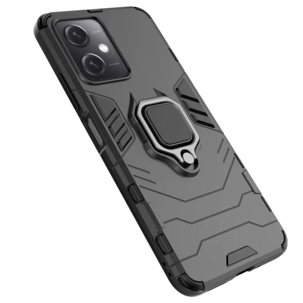 Ring Armor Case for Xiaomi Redmi Note 12 5G / Poco X5 5G Armor Cover Magnetic Holder Ring Blackeng