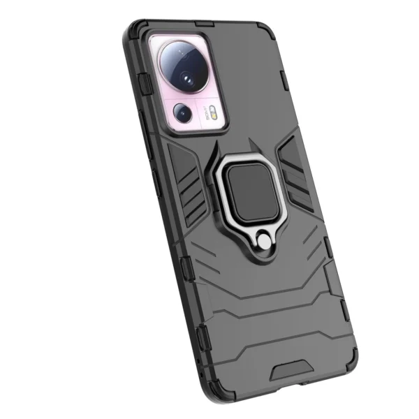 Ring Armor case for Xiaomi 13 Lite armored cover magnetic holder ring blackeng