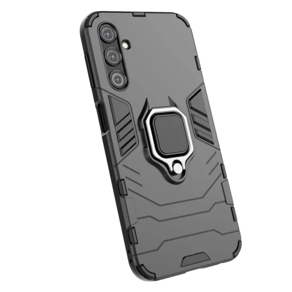 Ring Armor case for Samsung Galaxy A24 4G armored cover magnetic holder ring blackeng