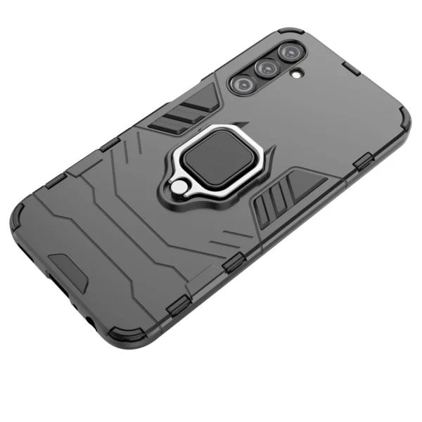 Ring Armor case for Samsung Galaxy A24 4G armored cover magnetic holder ring blackeng