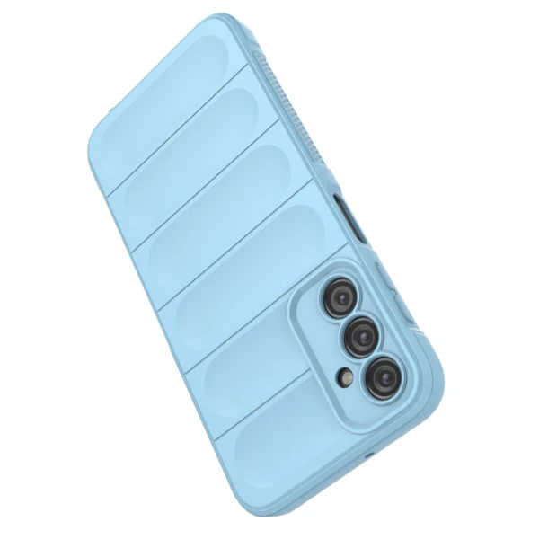 Magic Shield Case for Samsung Galaxy A24 4G flexible armored cover light blueeng